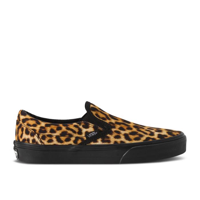 ヴァンズ Vans 【 Classic Slip-On Leopard Men Leopard/Black 】 クラシック slip-on スリッポン メンズ ヒョウ柄 レオパード 黒色 ブラック