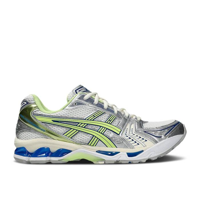 アシックス Asics 【 Gel Kayano 14 \u0027Sprite\u0027 Men White/Lime Green 】 メンズ 白いこと 白いこと 菩提樹 green 緑・緑であること