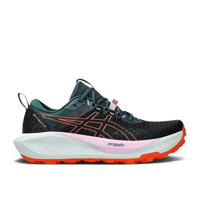アシックス Asics 【 Wmns Gel Trabuco 13 Black Nova Orange Women Black/Nova Orange 】 13 サーティーン レディース 黒色 ブラック orange 橙・オレンジ