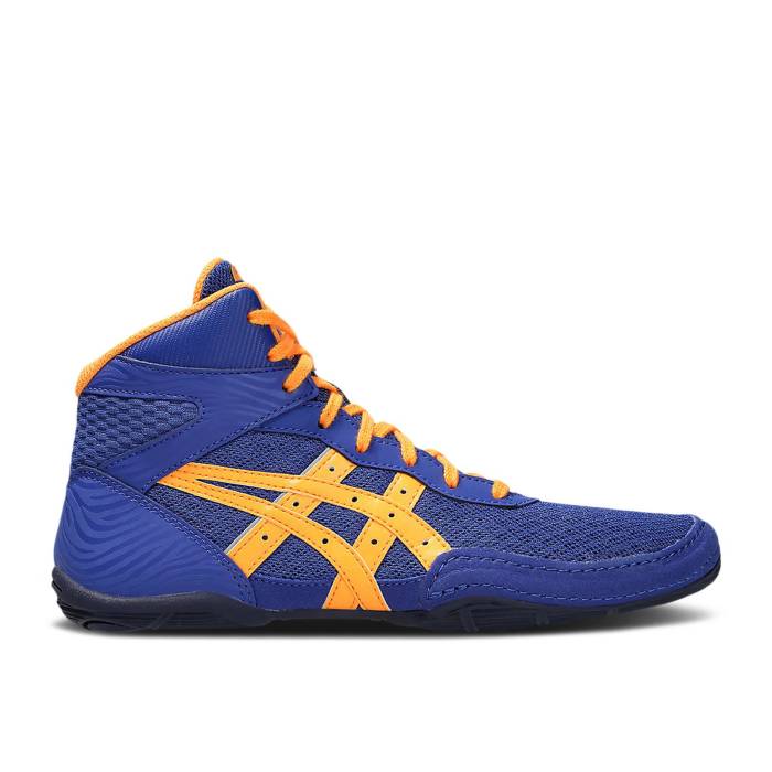 アシックス Asics 【 Matflex 7 ガウス \u0027Dark Cobalt Orange Pop\u0027 Youth Dark Cobalt/Orange Pop 】 orange 橙・オレンジ色 お坊っちゃん キッズ orange 橙・オレンジ色