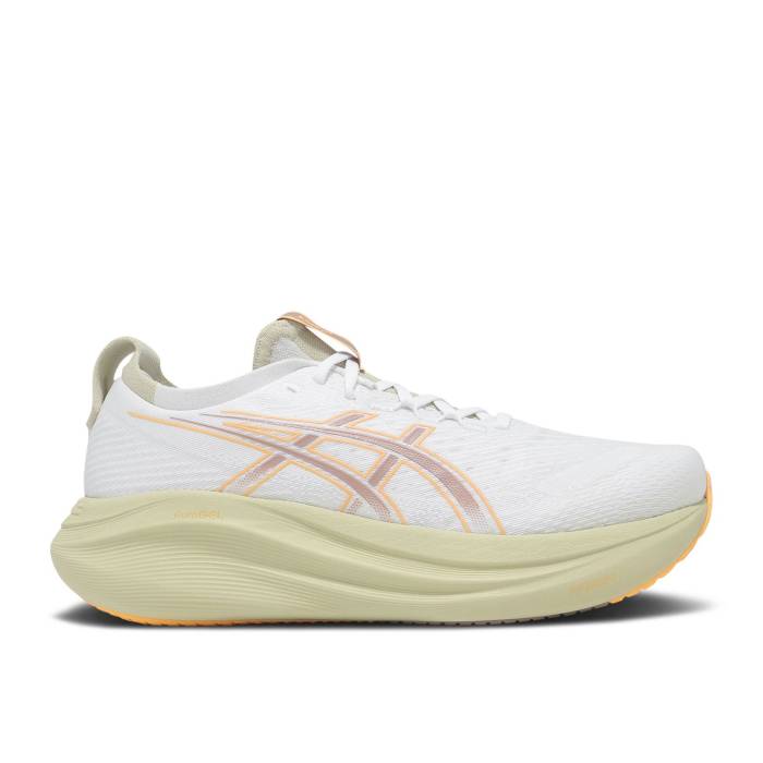 アシックス Asics 【 Gel Nimbus 27 Wide White Fawn Men White/Fawn 】 メンズ 白色 ホワイト