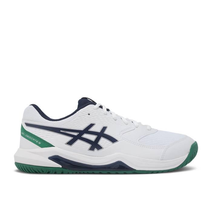 アシックス Asics 【 Gel Dedicate 8 Wide White Midnight Men White/Midnight 】 メンズ 白色 ホワイト