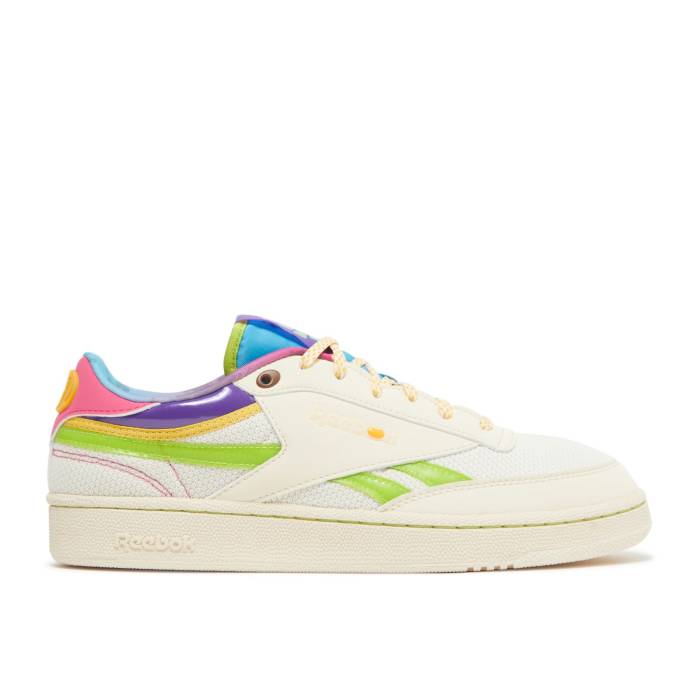 リーボック Reebok 【 Jelly Belly X Club C Revenge 'Flavor Mix' Men Cream White/Sonic Green/Radiant Aqua 】 クラブ メンズ クリーム 白色 ホワイト green 緑・グリーン アクア画像