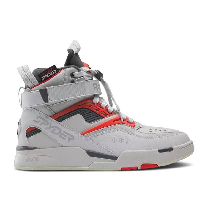 リーボック Reebok 【 Spyder X Pump Tz 'Pure Grey Canton Red' Men Pure Grey/Canton Red 】 ポンプ 灰色 グレー メンズ ピュア 灰色 グレー Red 赤・レッド