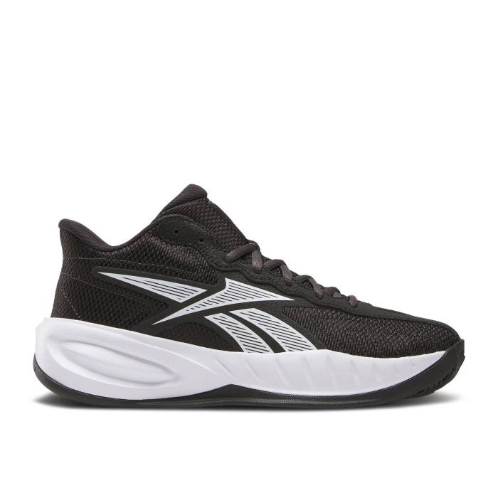 リーボック Reebok 【 Press Big Kid \u0027Black White\u0027 Youth Core Black/White/Washed Black 】 お坊っちゃん キッズ 中核グループ 黒いこと 黒いこと 白いこと 白いこと