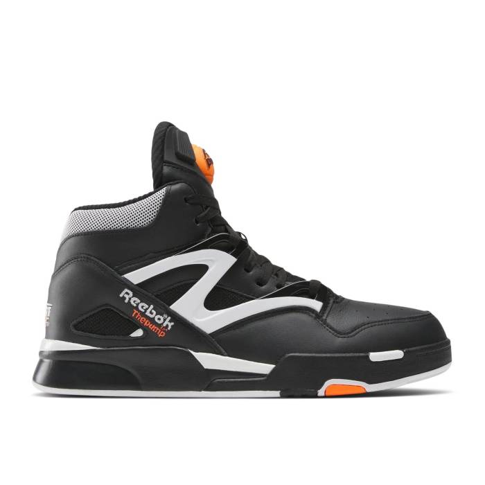 リーボック Reebok 【 Pump Omni Zone 2 \u0027White Black Orange\u0027 Men White/Black/Orange 】 揚水機 オムニ zone 地方 黒いこと 黒いこと メンズ 白いこと 白いこと 黒いこと 黒いこと orange 橙・オレンジ色
