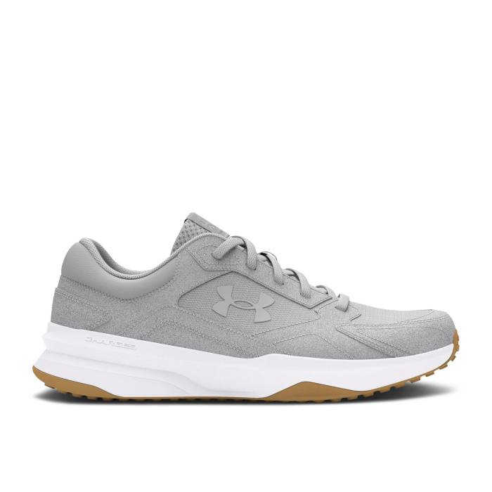 アンダーアーマー Under Armour 【 Wmns Charged Edge Suede \u0027Halo Grey\u0027 Women Halo Grey/White 】 スエード・スウェード レディース 薄墨色 薄墨色 白いこと 白いこと
