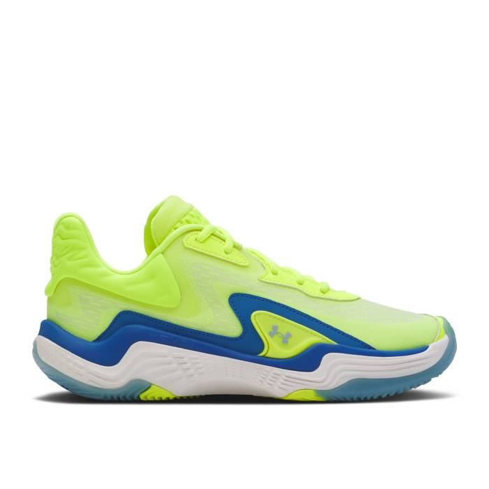 アンダーアーマー Under Armour 【 Spawn 7 'High Vis Yellow Blue Atlantis' Men High Vis Yellow/Blue Atlantis/Metallic Blue Calm 】 yellow 黄色・イエロー 青色 ブルー メンズ ハイ yellow 黄色・イエロー 青色 ブルー