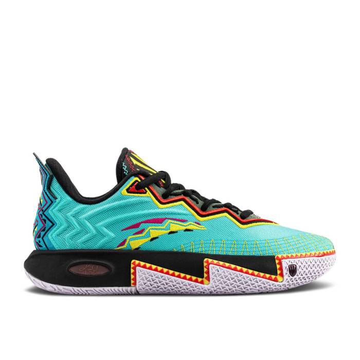 Anta 【 Kai 2 \u0027Retro 90\u0027 Men Teal/Black/Orange 】 メンズ 黒いこと 黒いこと orange 橙・オレンジ色