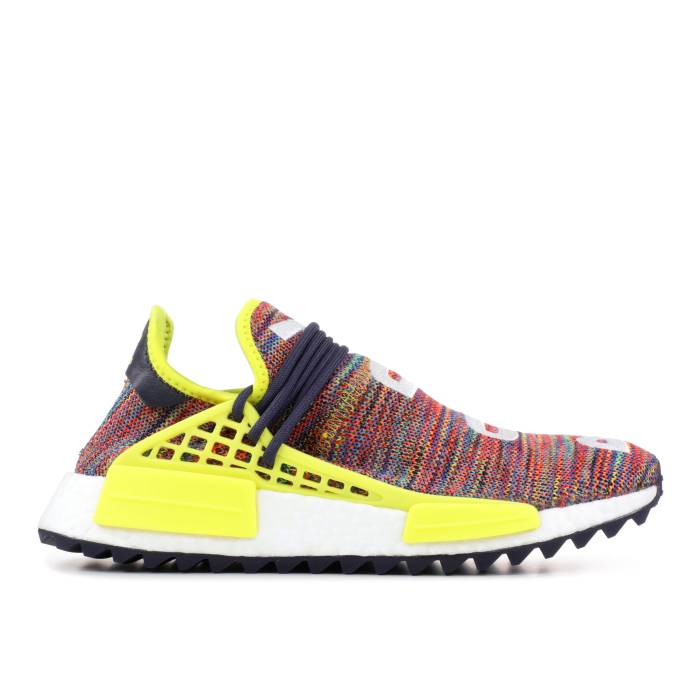 アディダス Adidas 【 Pharrell X Nmd Trail \u0027Human Race\u0027 Men Noble Ink/Bold Yellow/Footwear White 】 NMD メンズ yellow 黄味がかった・黄色 白いこと 白いこと