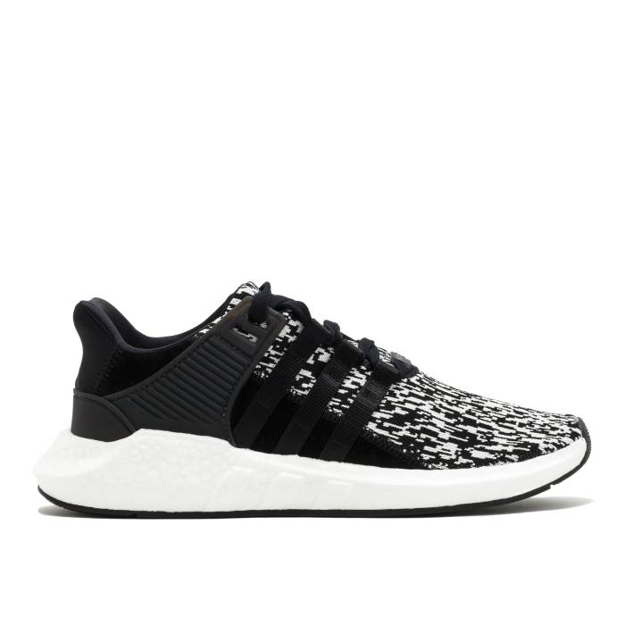 アディダス Adidas 【 Eqt Support 93/17 'Black Glitch' Men Core Black/Core Black/Footwear White 】 メンズ コア 黒色 ブラック 白色 ホワイト