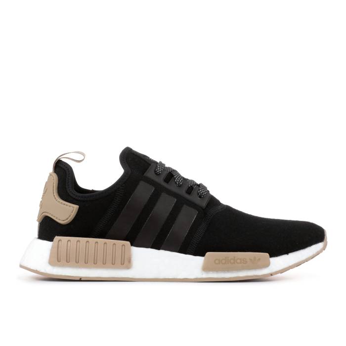 アディダス Adidas 【 Champs Sports X Nmd_R1 'Black Wool' Men Core Black/Footwear White/Trace Khaki 】 メンズ コア 黒色 ブラック 白色 ホワイト カーキ
