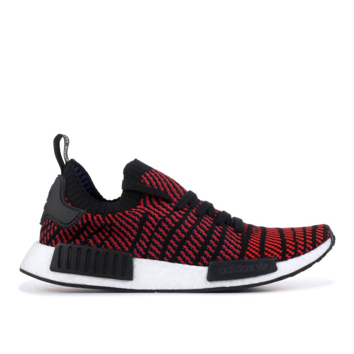 アディダス Adidas 【 Nmd_R1 Stlt Primeknit \u0027Red Solid\u0027 Men Core Black/Red Solid/Satellite 】 メンズ 中核グループ 黒いこと 黒いこと Red 赤・赤いこと 益荒男