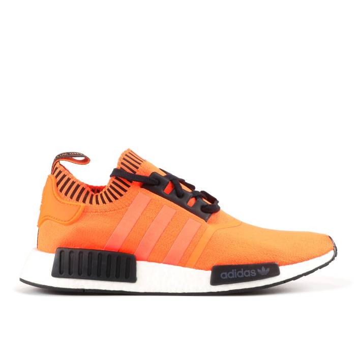 アディダス Adidas 【 Size? X Nmd_R1 Primeknit 'Orange Noise' Men Orange/Black 】 メンズ orange 橙・オレンジ 黒色 ブラック|スニケス