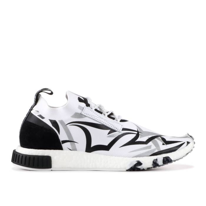 アディダス Adidas 【 Juice X Nmd_Racer Primeknit 'Friends And Family' Men White/Black 】 メンズ 白色 ホワイト 黒色 ブラック|スニケス