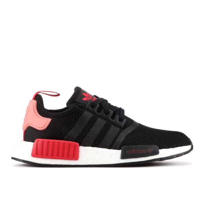 アディダス Adidas 【 Wmns Nmd_R1 'Black Rose' Women Black/Tactile Rose/Bold Red 】 レディース 黒色 ブラック Rose ローズ Red 赤・レッド|スニケス