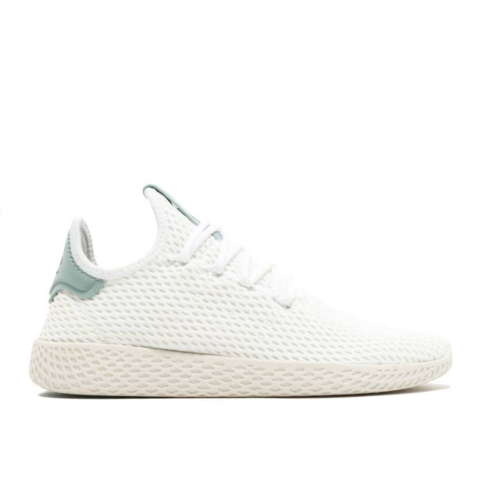 アディダス Adidas 【 Pharrell X Tennis Hu J 'Light Green' Youth Light Green/White 】 テニス ジュニア キッズ green 緑・グリーン 白色 ホワイト|スニケス