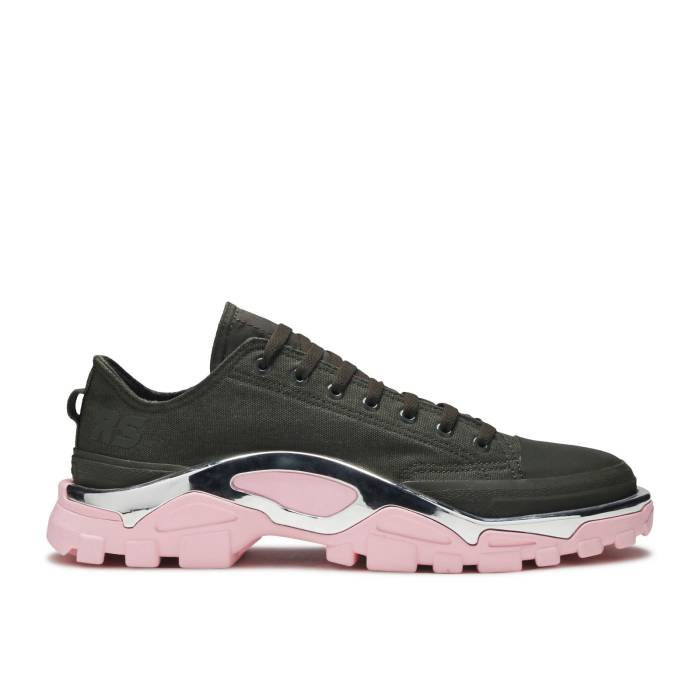 アディダス Adidas 【 Raf Simons X Detroit Runner \u0027Olive\u0027 Men Olive/Night Cargo/Pink 】 自動車の街 メンズ olive オリーブ ナイト爵 積貨委託貨物 pink サクラ色
