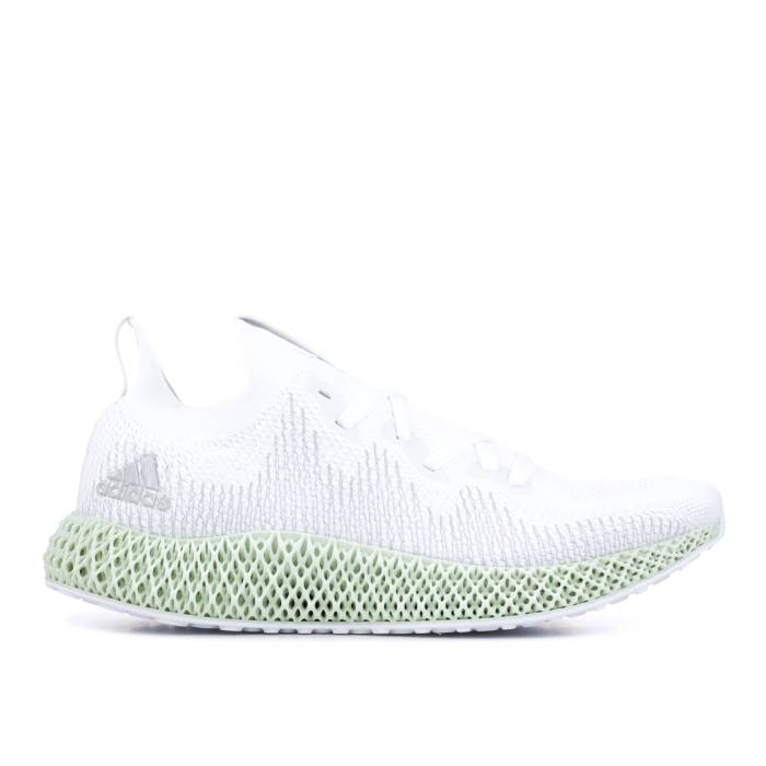 アディダス Adidas 【 Alphaedge 4D \u0027Footwear White\u0027 Men Footwear White/Grey/Core Black 】 メンズ 白いこと 白いこと 薄墨色 薄墨色 中核グループ 黒いこと 黒いこと