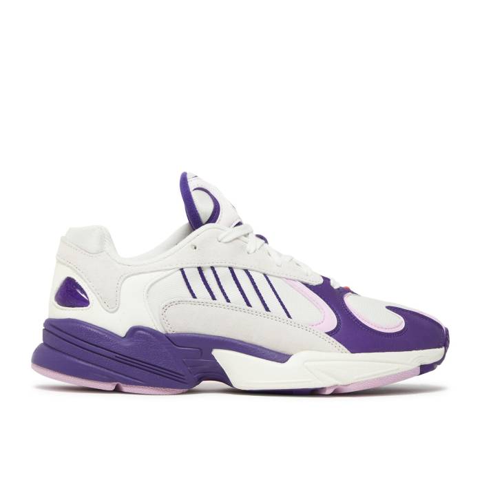 アディダス Adidas 【 Dragon Ball Z X Yung-1 'Frieza' Blue Box Men White/Unity Purple/Clear Lilac 】 ドラゴン 青色 ブルー ボックス 靴 メンズ靴 スニーカー メンズ 白色 ホワイト Purple 紫・パープル画像