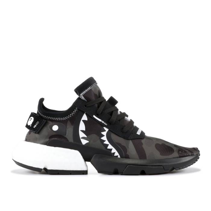 アディダス Adidas 【 Neighborhood X A Bathing Ape X P.o.d. S3.1 \u0027Camo\u0027 Men Core Black/Footwear White/Core Black 】 メンズ 中核グループ 黒いこと 黒いこと 白いこと 白いこと