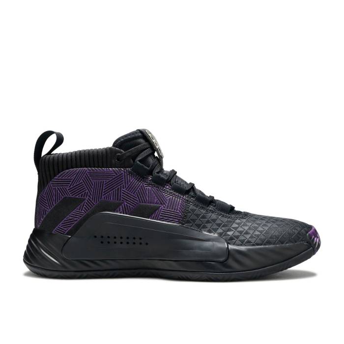 アディダス Adidas 【 Marvel X Dame 5 Heroes Among Us: Black Panther Men Core Black/Action Purple/Silver Metallic 】 黒色 ブラック メンズ コア 黒色 ブラック アクション Purple 紫・パープル Silver 銀色・シルバー