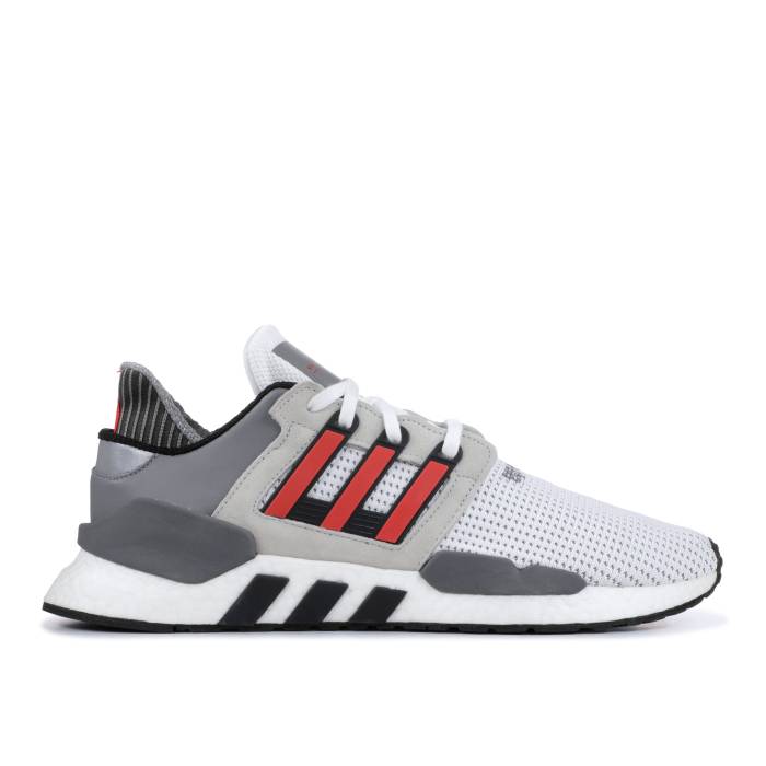 アディダス Adidas 【 Eqt Support 91/18 \u0027Grey Hi-Res Red\u0027 Men Cloud White/Hi-Res Red/Grey Two 】 メンズ 白いこと 白いこと Red 赤・赤いこと 薄墨色 薄墨色