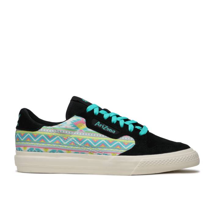 アディダス Adidas 【 Arizona X Wmns Continental Vulc 'Iced Tea With Lemon Flavor' Women Core Black/Cream White 】 アリゾナ レディース コア 黒色 ブラック クリーム 白色 ホワイト