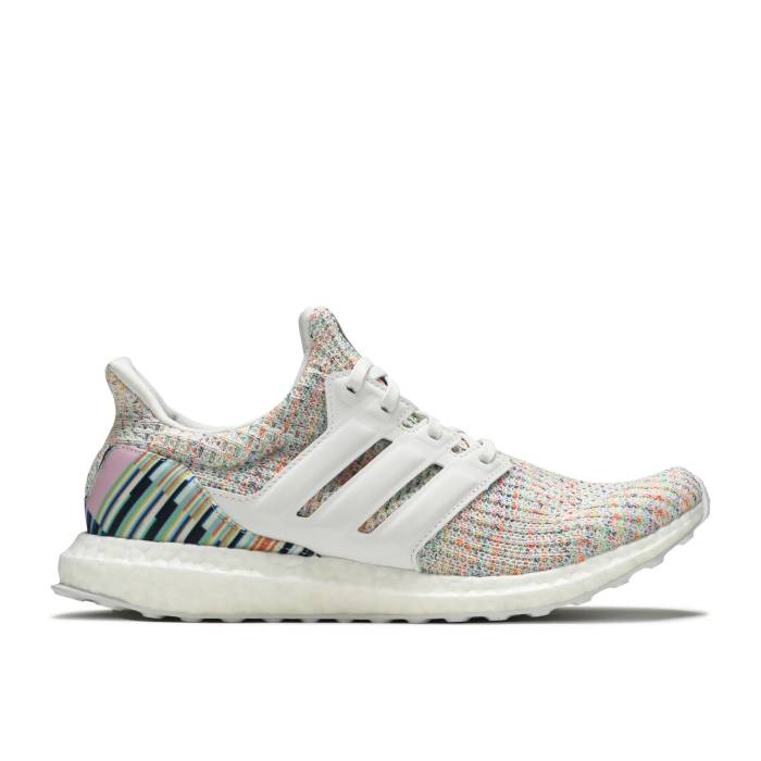 アディダス Adidas 【 Wmns Ultraboost 'Multi-Color' Women Crystal White/Crystal White/Glow Green 】 レディース 白色 ホワイト green 緑・グリーン