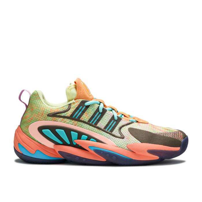 アディダス Adidas 【 Pharrell X Crazy Byw 2.0 Chalk Coral Men Yellow Tint/Chalk Coral/Trace Purple 】 クレイジー メンズ yellow 黄色・イエロー Purple 紫・パープル