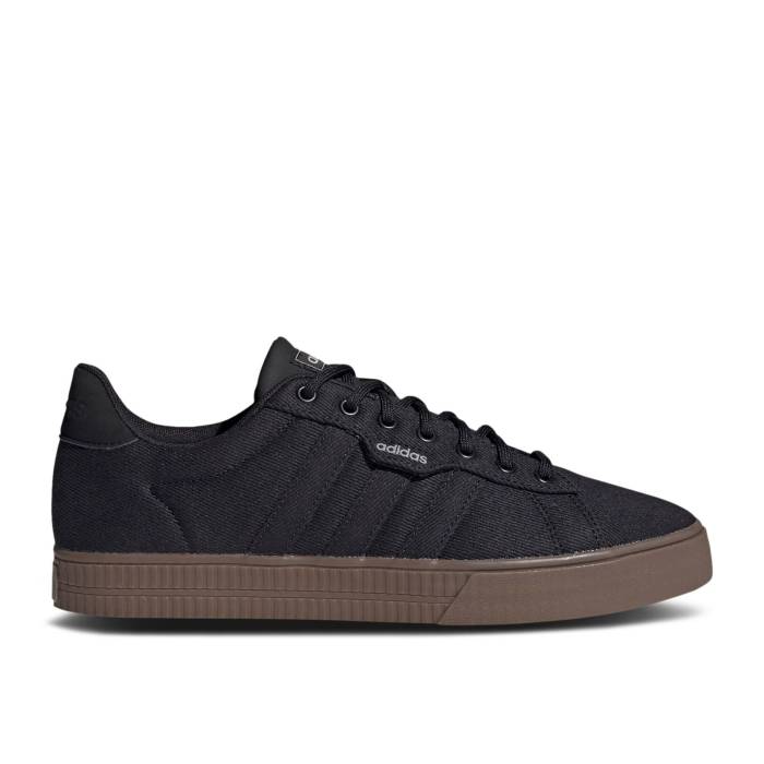アディダス Adidas 【 Daily 3.0 'Core Black Gum' Men Core Black/Core Black/Gum 】 黒色 ブラック メンズ コア 黒色 ブラック｜スニケス