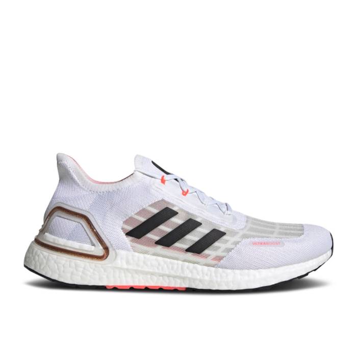 アディダス Adidas 【 Ultraboost Summer.rdy \u0027White Signal Pink\u0027 Men Cloud White/Core Black/Signal Pink 】 メンズ 白いこと 白いこと 中核グループ 黒いこと 黒いこと pink サクラ色 靴-スニーカー-メンズ靴