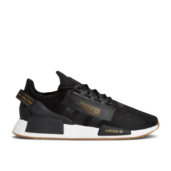 アディダス Adidas 【 Nmd_R1 V2 'Black Gold Metallic' Men Core Black/Gold Metallic/Gum 】 ゴールド メンズ コア 黒色 ブラック ゴールド