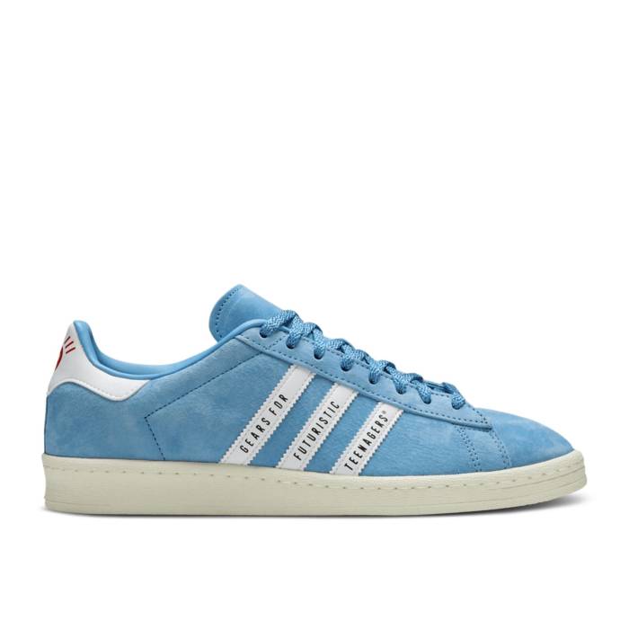 アディダス Adidas 【 Human Made X Campus \u0027Light Blue\u0027 Men Light Blue/Footwear White/Off White 】 構内 メンズ 青み 青色 白いこと 白いこと