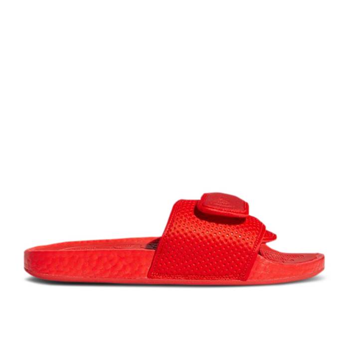アディダス Adidas 【 Pharrell X Boost Slides 'Active Red' Men Active Red/Active Red/Active Red 】 ブースト メンズ Red 赤・レッド