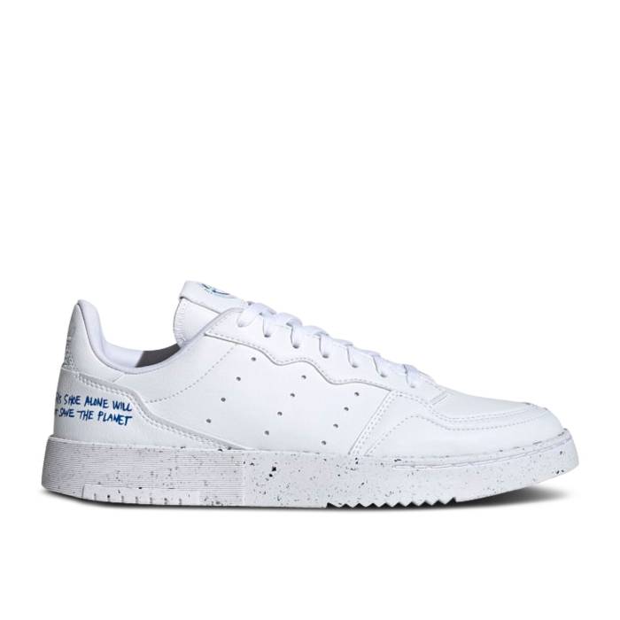 アディダス Adidas 【 Supercourt \u0027Clean Classics Collection - White Collegiate Royal\u0027 Men Cloud White/Cloud White/Collegiate Royal 】 寄せあわせ 白いこと 白いこと メンズ 白いこと 白いこと メンズ靴-靴-スニーカー