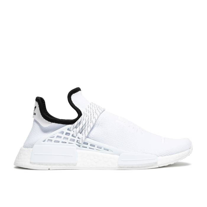アディダス Adidas 【 Pharrell X Nmd Human Race Core White Men Core White/Core White/Core Black 】 NMD メンズ コア 白色 ホワイト 黒色 ブラック