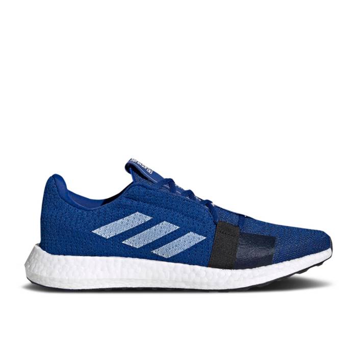 アディダス Adidas 【 Senseboost Go \u0027Collegiate Royal\u0027 Men Collegiate Royal/Cloud White/Collegiate Navy 】 メンズ 白いこと 白いこと 紺色 米国海軍