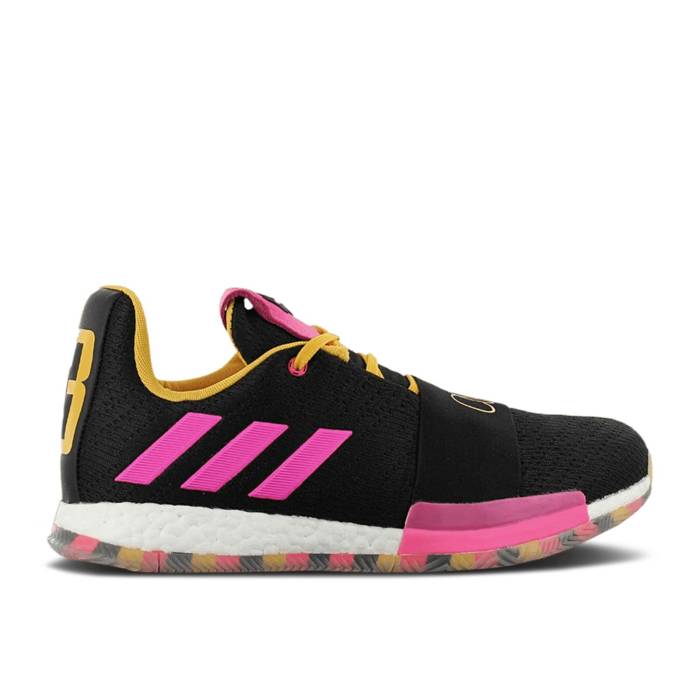 アディダス Adidas 【 Harden Vol. 3 Black Shock Pink Men Black/Shock Pink/Active Gold 】 ハーデン ショック メンズ 黒色 ブラック ショック pink ピンク ゴールド