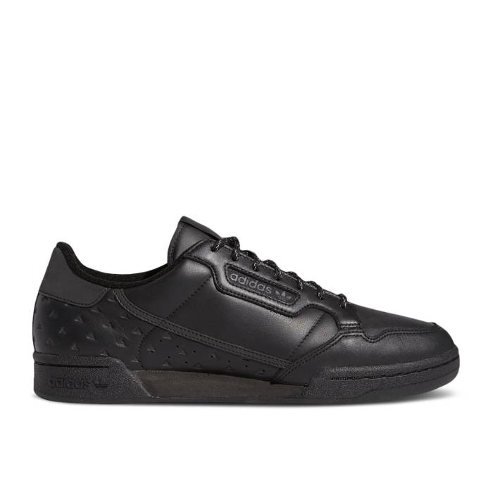 アディダス Adidas 【 Pharrell X Continental 80 \'Black Future\' Men Core Black/Core Black/Core Black 】 メンズ コア 黒色 ブラック|スニケス