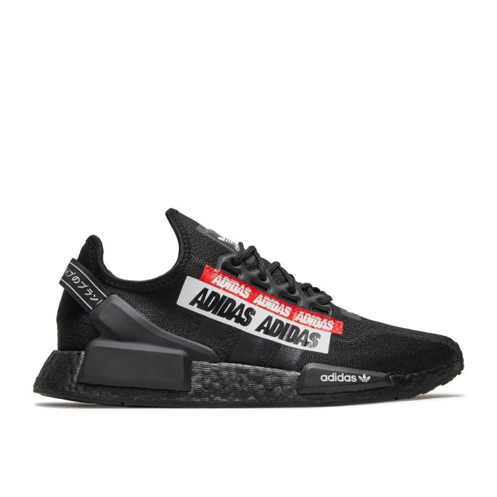 アディダス Adidas 【 Nmd_R1 V2 'Core Black Red' Men Core Black/Core Black/Red 】 黒色 ブラック メンズ コア 黒色 ブラック Red 赤・レッド