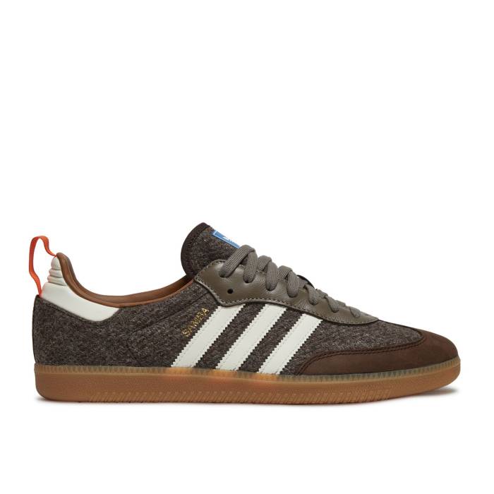 アディダス Adidas 【 Samba Fox 'Dark Brown' Men Dark Brown/Off White/Simple Brown 】 サンバ フォックス メンズ 茶色 ブラウン 白色 ホワイト