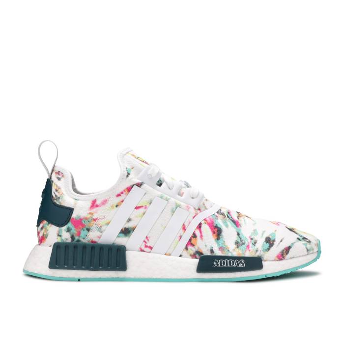 アディダス Adidas 【 Nmd_R1 \u0027Watercolor\u0027 Men Cloud White/Wild Teal/Acid Mint 】 メンズ 白いこと 白いこと wild ワイルド