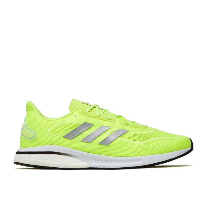 アディダス Adidas 【 Supernova 'Solar Yellow' Men Solar Yellow/Silver Metallic/Core Black 】 スーパーノバ・ノヴァ メンズ yellow 黄色・イエロー Silver 銀色・シルバー コア 黒色 ブラック｜スニケス