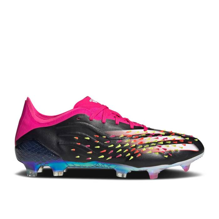 アディダス Adidas 【 Predcopx Fg \u0027Demonskin - Core Black Pink\u0027 Men Core Black/Cloud White/Solar Yellow 】 中核グループ 黒いこと 黒いこと メンズ 中核グループ 黒いこと 黒いこと 白いこと 白いこと yellow 黄味がかった・黄色