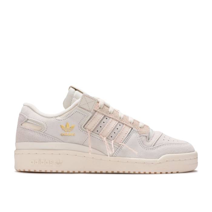 アディダス Adidas 【 Forum 84 Low \u0027Off White\u0027 Men Off White/Wonder White/Halo Blush 】 討論会 メンズ 白いこと 白いこと