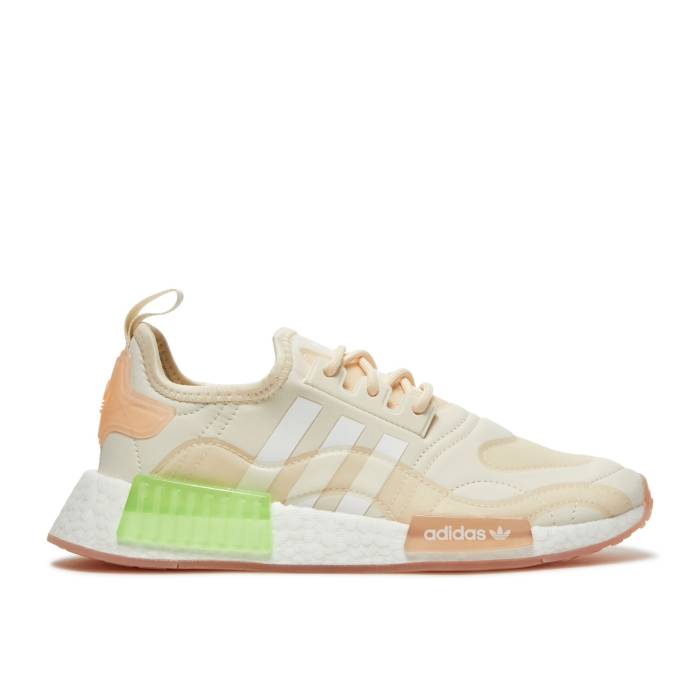 アディダス Adidas 【 Wmns Nmd_R1 \u0027Wonder White Signal Green\u0027 Women Wonder White/Cloud White/Signal Green 】 白いこと 白いこと レディース 白いこと 白いこと green 緑・緑であること