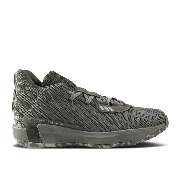 アディダス Adidas 【 Dame 7 \u0027I アメリシウム My Own Fan - Grey\u0027 Men Grey Two/Grey Three/Cloud White 】 メンズ 薄墨色 薄墨色 白いこと 白いこと