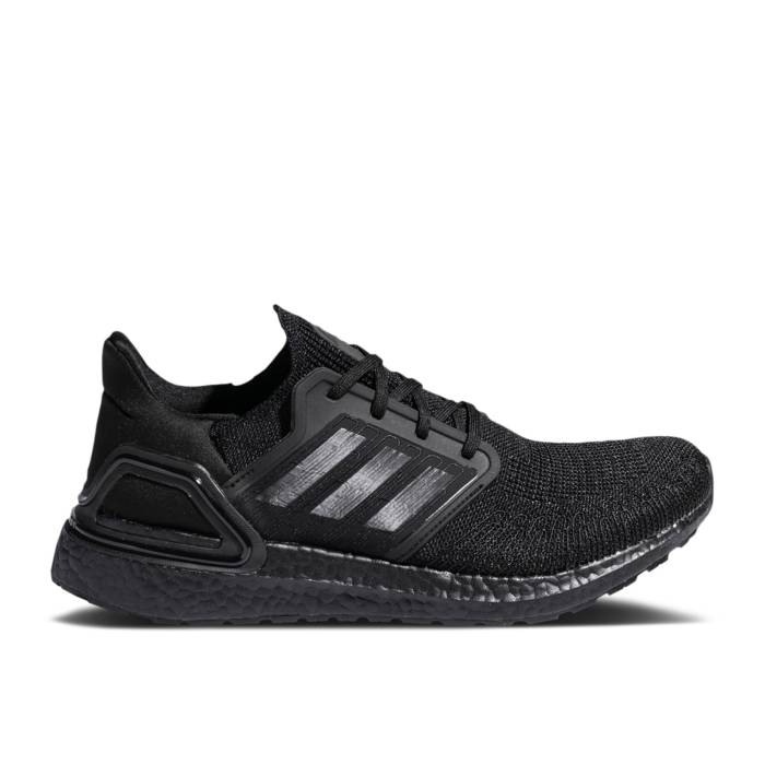 アディダス Adidas 【 Ultraboost 20 Triple Black Men Black/Black/Red Fluo/Black 】 メンズ 黒色 ブラック Red 赤・レッド