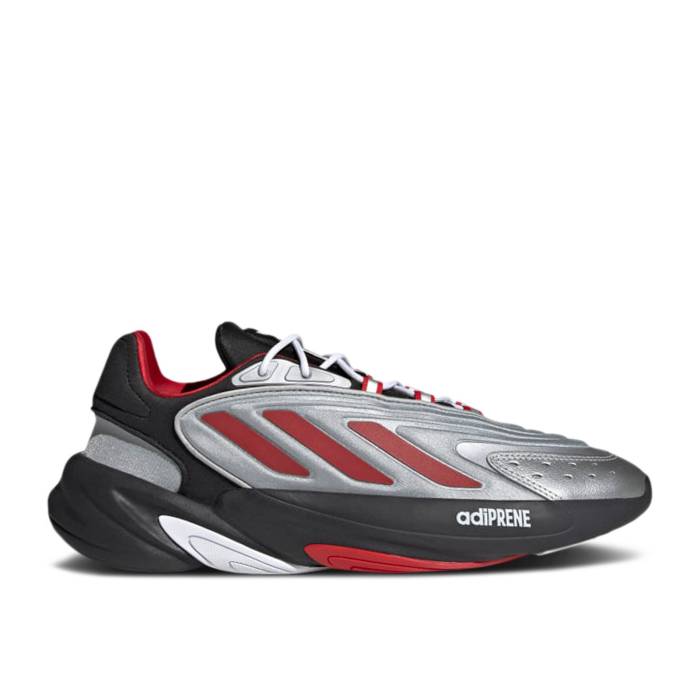 アディダス Adidas 【 Ozelia 'Scarlet Silver Metallic' Men Core Black/Scarlet/Silver Metallic 】 Silver 銀色・シルバー メンズ コア 黒色 ブラック Silver 銀色・シルバー｜スニケス